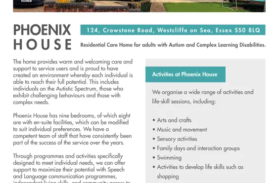 Phoenix House - outside view of care home